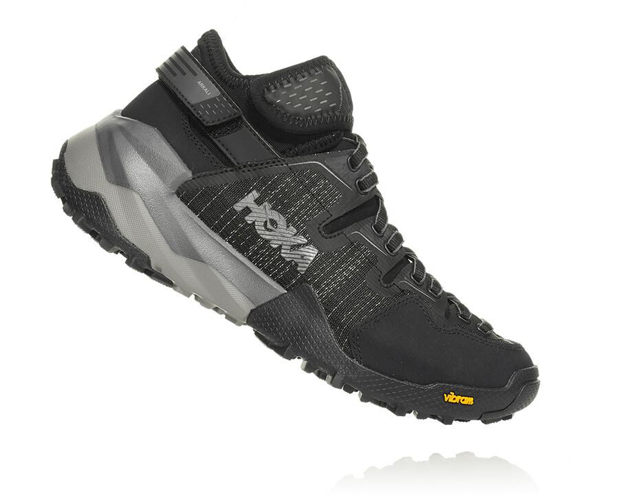 Zapatillas Trail Hoka One One Hombre - Arkali - Negras - EWN501672